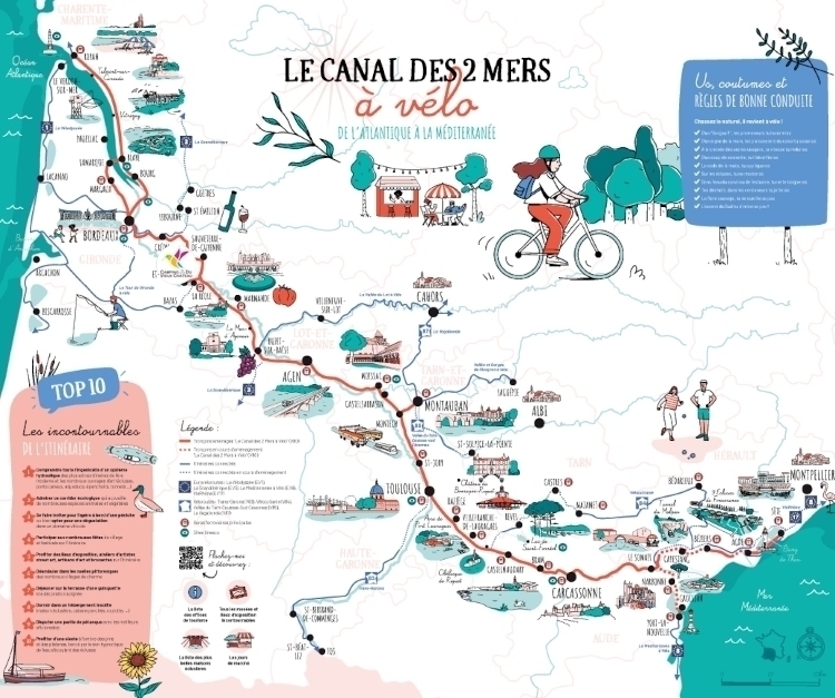 canal des 2 mers à vélo carte camping du vieux chateau rauzan