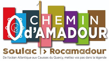 chemin amadour logo camping du vieux chateau rauzan