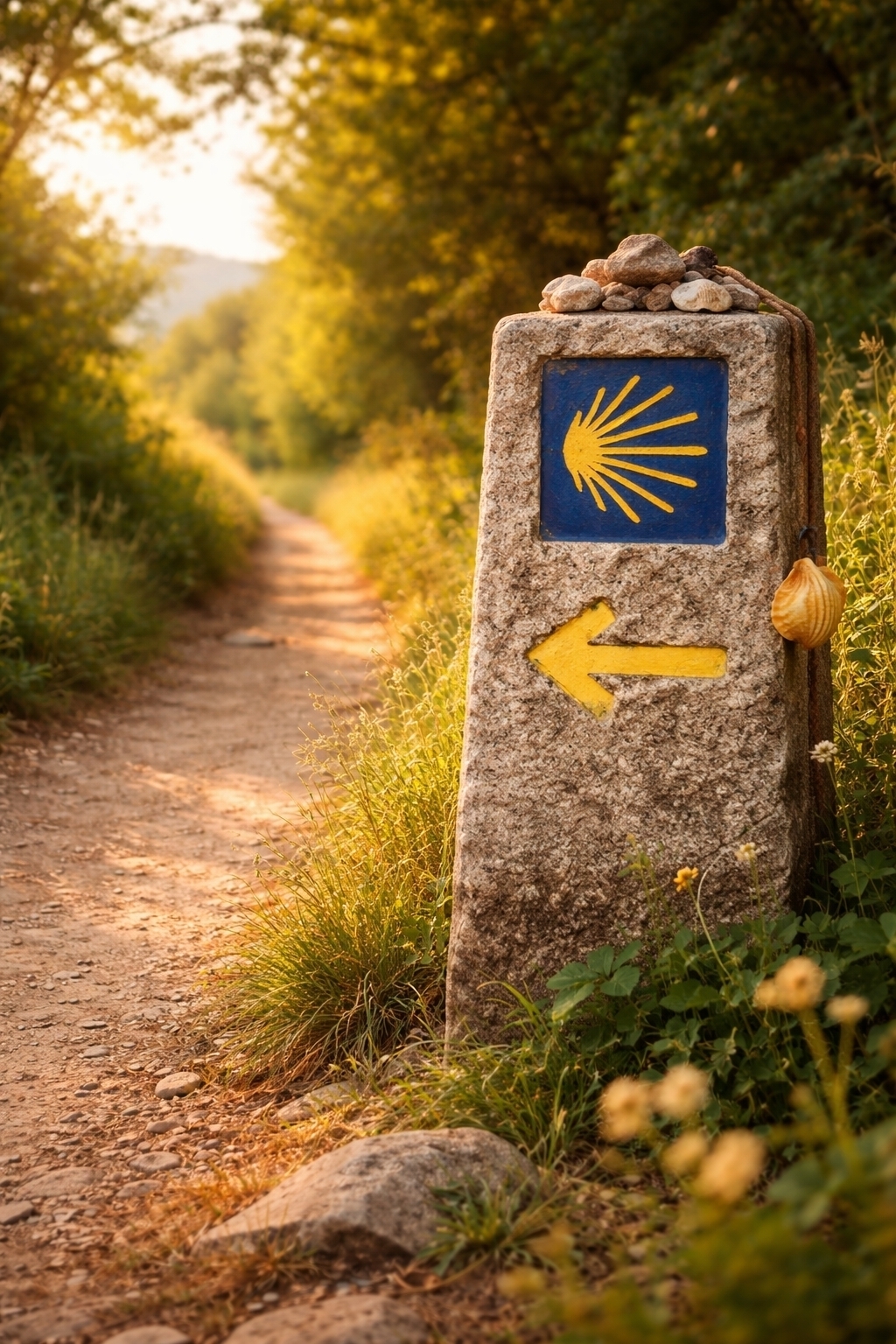 chemin de compostelle borne camping du vieux chateau rauzan