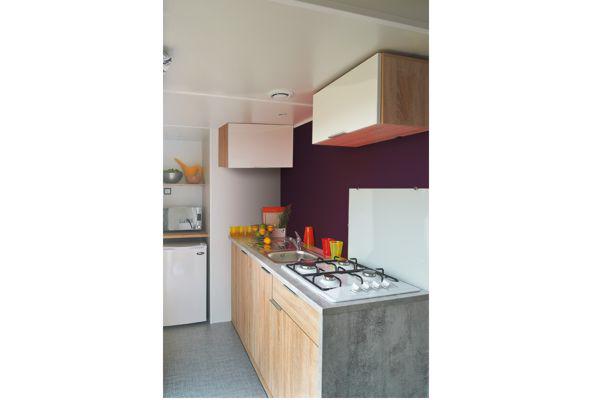 cuisine mobil home 2ch 2016 camping du vieux chateau rauzan