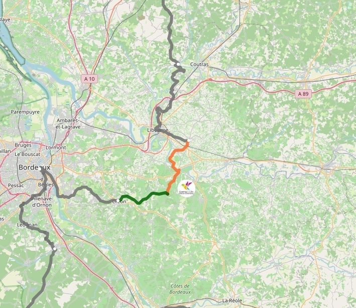 eurovelo3 scandiberique carte camping du vieux chateau