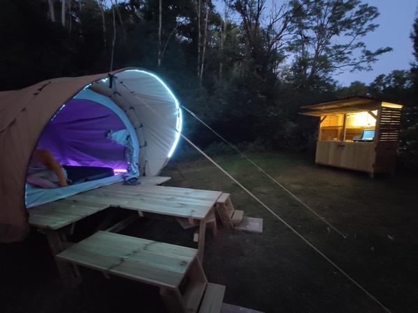 L'Alcove - Pret à camper - Camping Du Vieux Chateau - Rauzan - DKBane - Nuit
