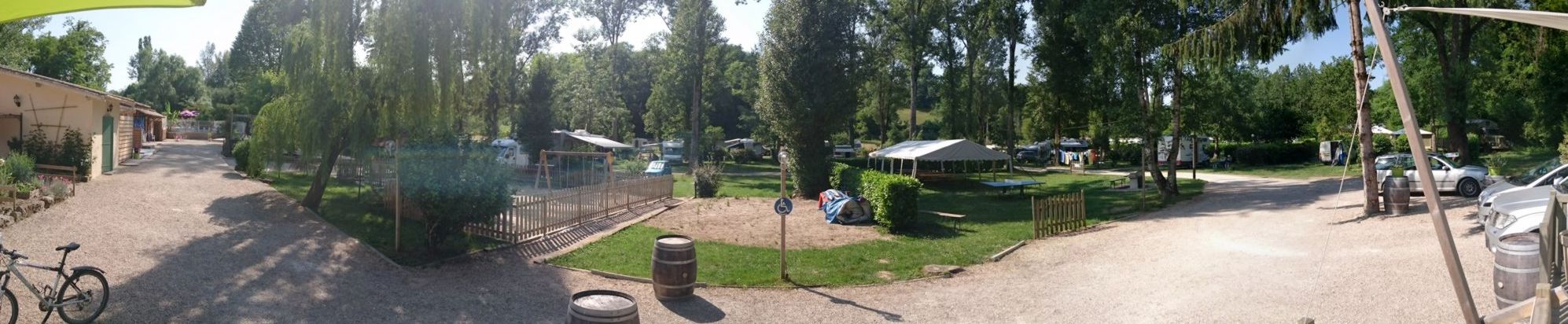 panorama accueil camping du vieux chateau rauzan