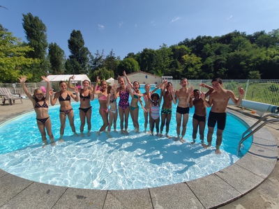 piscine camping du vieux chateau rauzan enfants