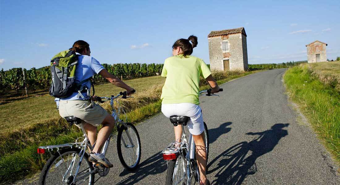 roue lawrence arabie cycliste camping du vieux chateau rauzan
