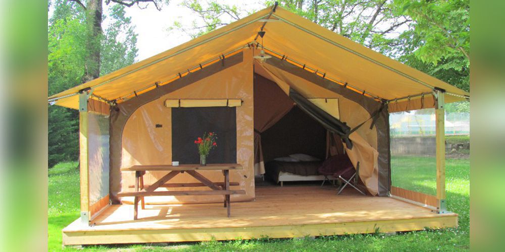 Tente Lodge Victoria Camping Du Vieux Chateau Rauzan catalogue