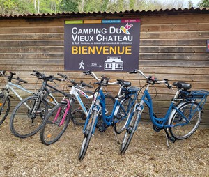 location vélos électriques camping du vieux chateau rauzan