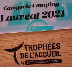 trophées de l'accueil camping du vieux chateau rauzan